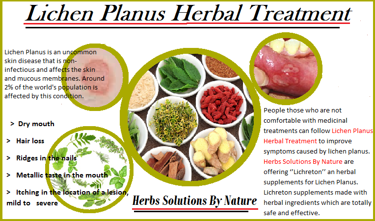 Lichen Planus Herbal Treatment - Herbs Solutions By Nature