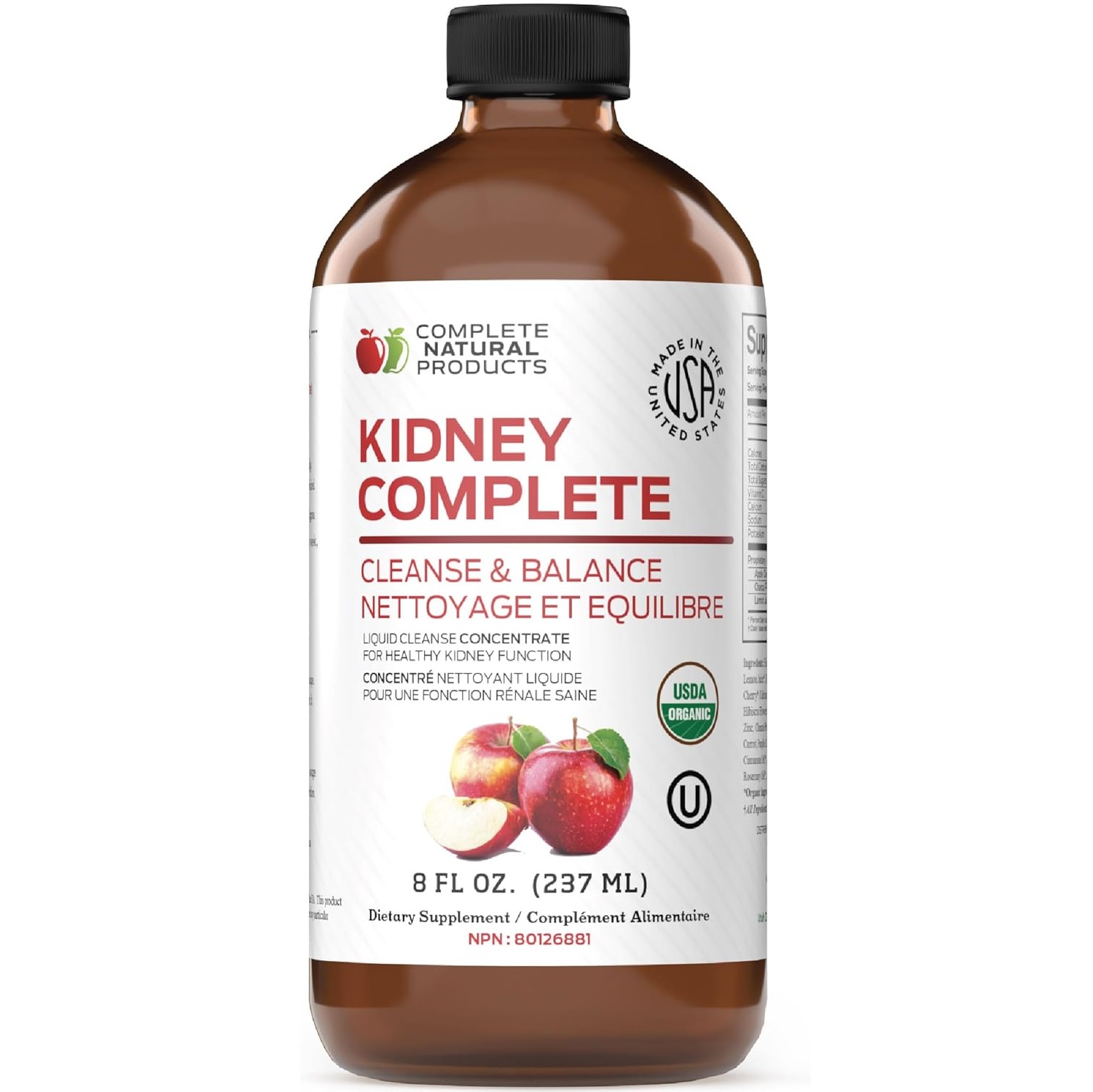 Complete Natural Products Kidney Complete - 8oz Organic Liquid