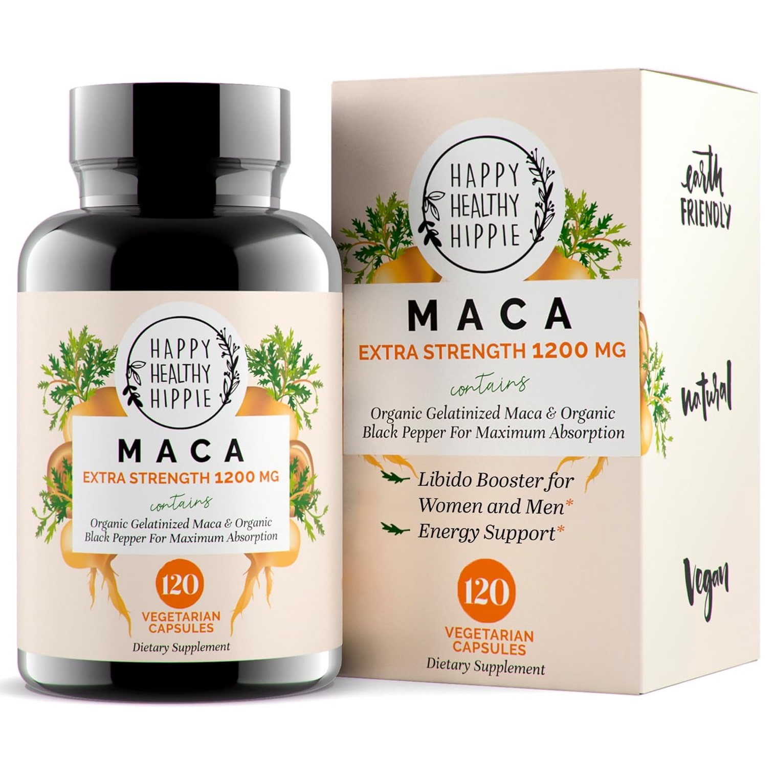 Organic Maca Root Capsules For Women Female Libido Booster